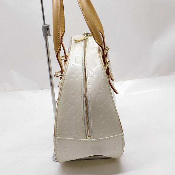 Authentic Louis Vuitton Summit Drive White Vernis Hand Bag mn579-112725 - Picture 4 of 16